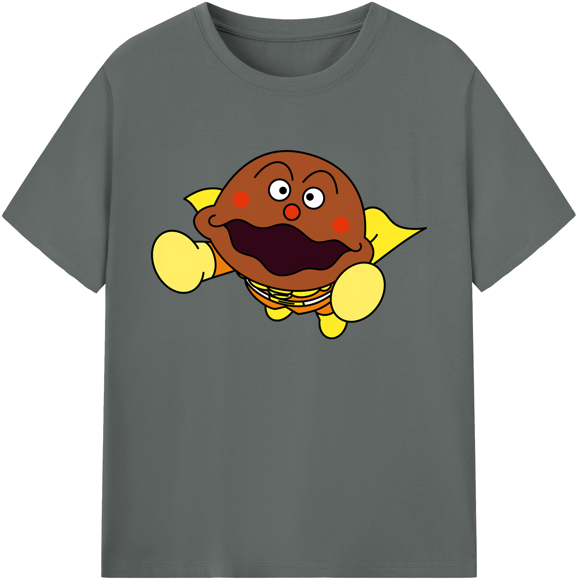 （画像用） アンパンマン Anpanman 綿100％ メンズ半袖Tシャツ｜肌触りやわらか＆通気性